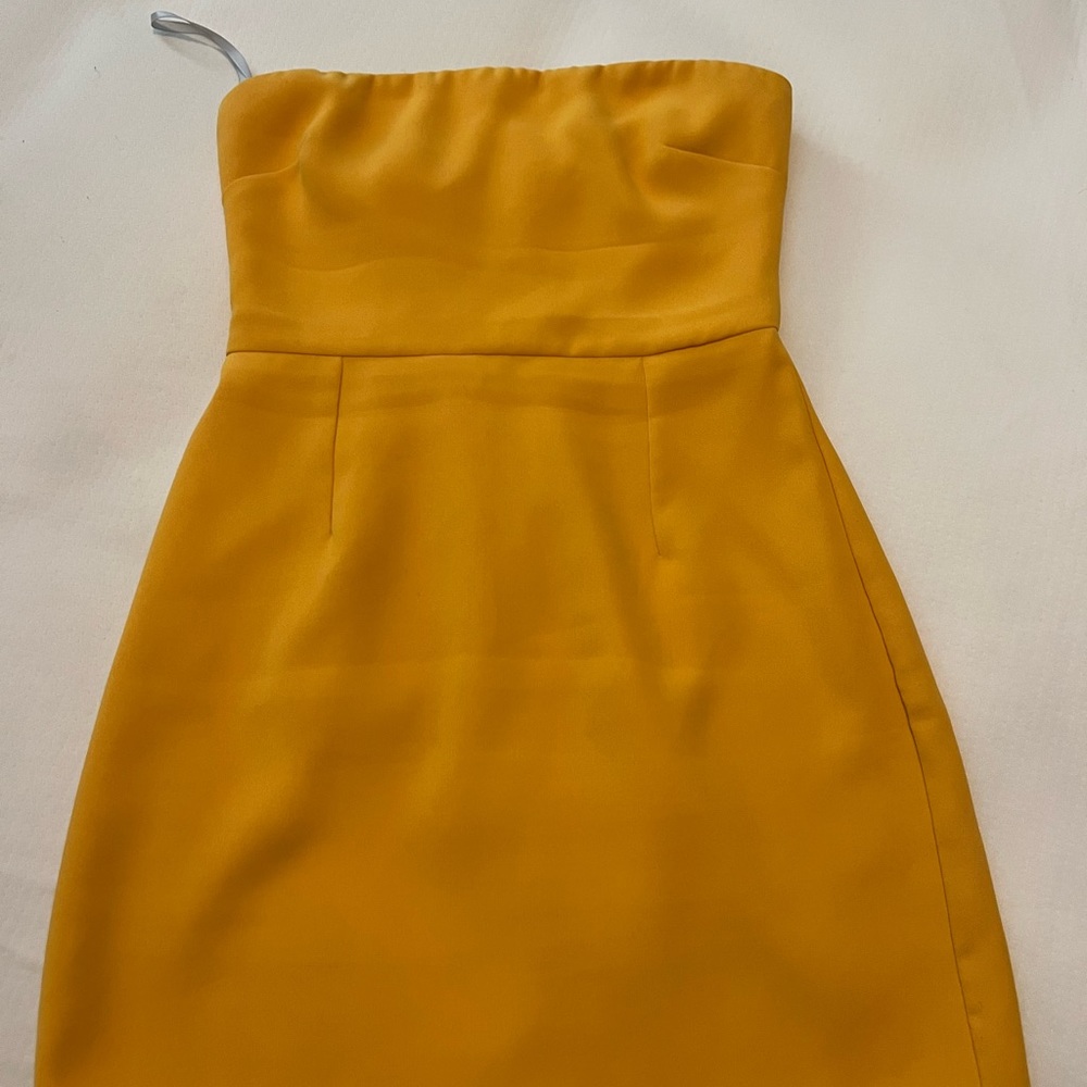 Lovers and friends strapless mini dress.